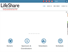 Tablet Screenshot of lifeshare.cc